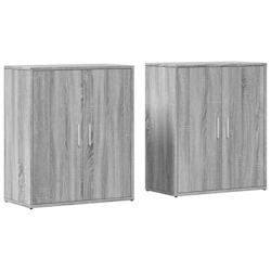 Helloshop26 - Buffet bahut commode armoire meuble de rangement organisateur cuisine salle de séjour salons lot de 2 sonoma 60 x 31 x 02_0036957 - 300_0