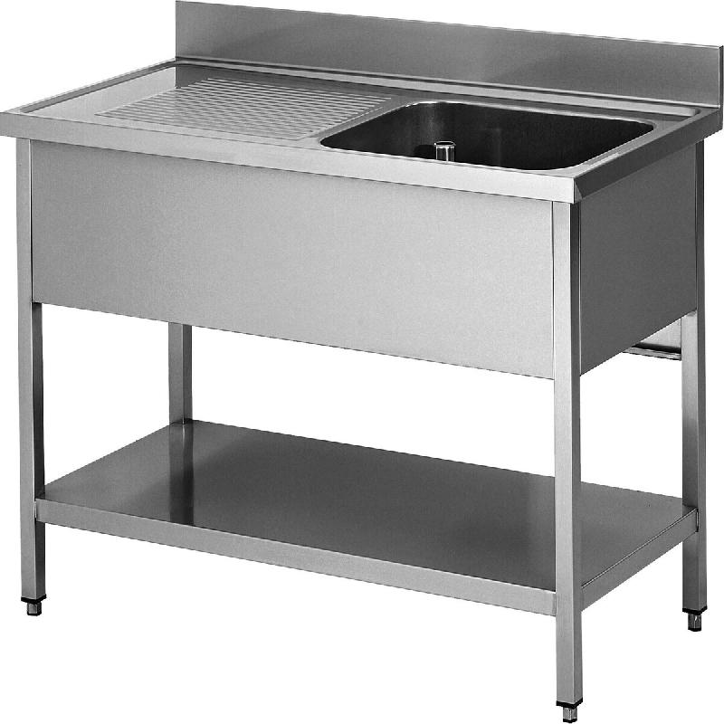 ITALCONCEPT L2G Plonge Inox Soudee, 1 Bac  850mm x 1000mm x 600 mm - 3616350007193_0
