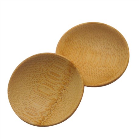 MINI ASSIETTE RONDE D.6 CM BAMBOU (VENDU PAR 24)