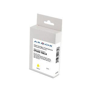 OWA Cartouche d'encre remanufacturée compatible pour EPSON T0614 K12205R2 - Jaune_0