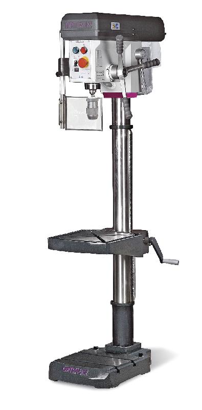 Perceuse à colonne professionnelle jusque ø 28 mm CM3 850W 400V 16 vitesses précision < 0,015 mm Optidrill B28H 400V_0