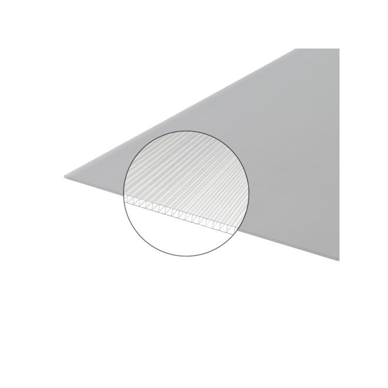 PLAQUE POLYCARBONATE ALVÉOLAIRE 4MM - COLORIS - TRANSLUCIDE, LARGEUR - 105 CM, LONGUEUR - 2 M_0