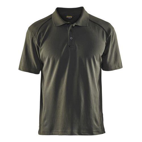 POLO PIQUÉ ANTI-UV ANTI-ODEUR VERT ARMÉE TAILLE S - BLAKLADER