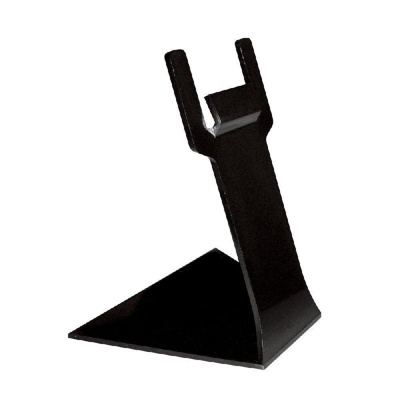 Porte-étiquette polypieds noir 8.5cm - sachet de 10 - Agréé contact alimentaire - PVC_0