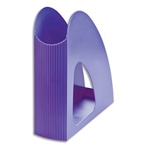 PORTE-REVUES LOOP TREND COLOURS, A4, PLASTIQUE, VIOLET - LOT DE 6