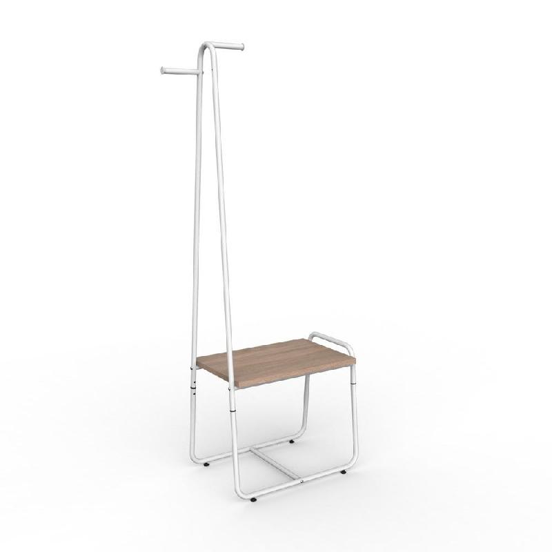 Présentoir Round  pour vitrine / dressing 64,5x42,5x185cm - blanc mat_0