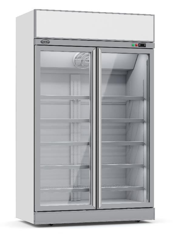 Réfrigérateur 2 portes en verre ins-1000r l1253 7455.2400 COMBISTEEL_0