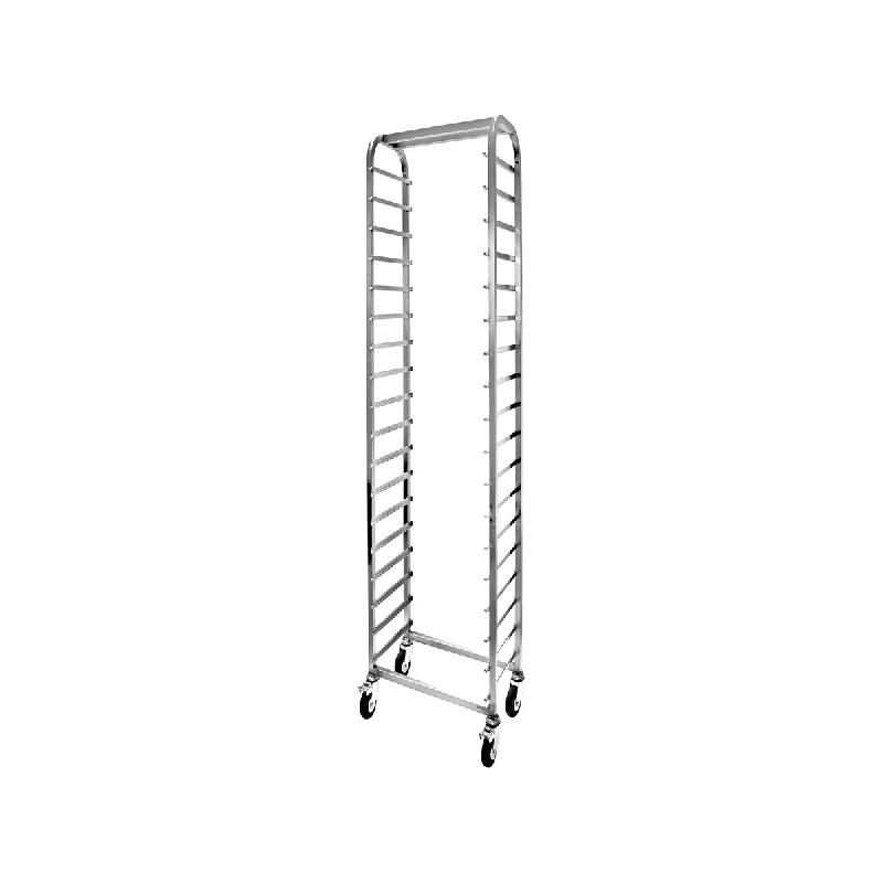 Schneider - Chariot de transport transversal 18 supports GN 1/1 - inox 385035_0