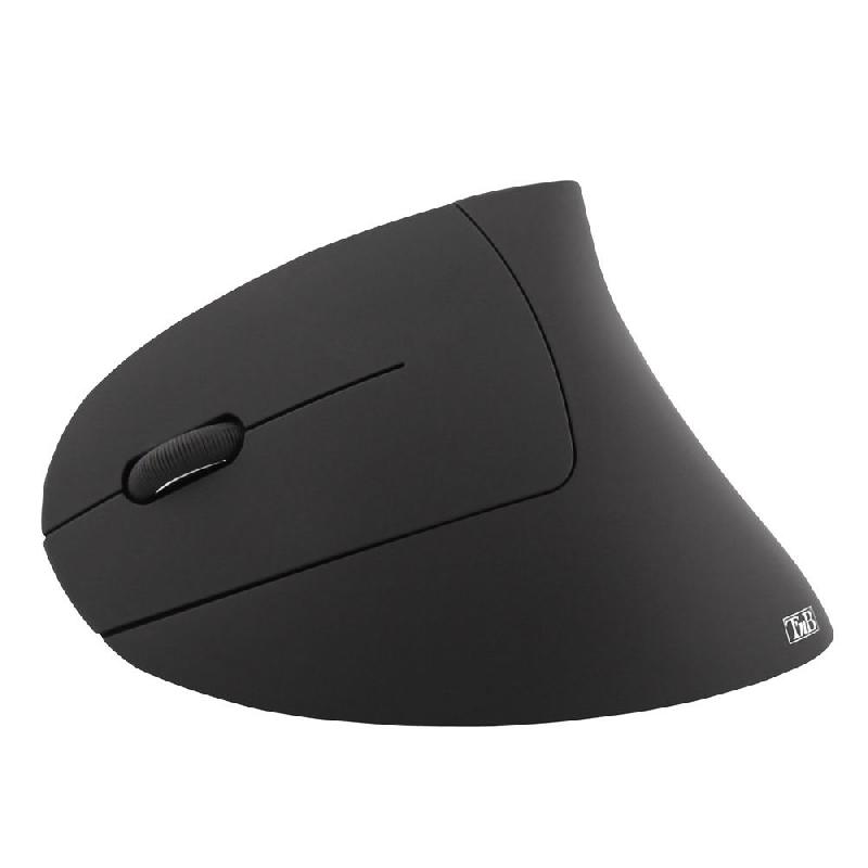 SOURIS ERGONOMIQUE SANS FIL TNB - POUR GAUCHER - NOIR