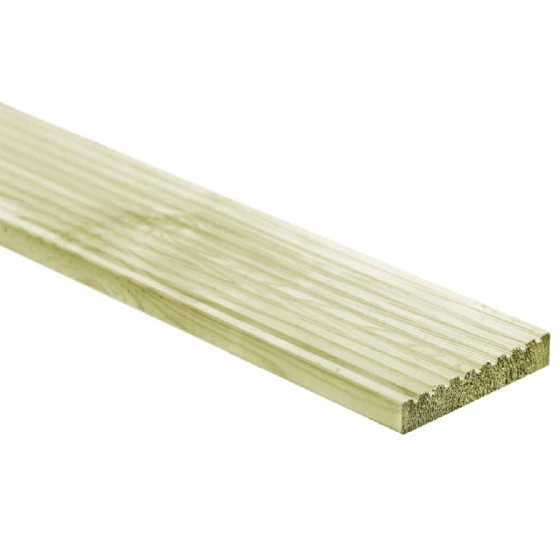 Vidaxl lames de terrasse 8 pcs 1,16 m² 1 m bois de pin imprégné 318563_0