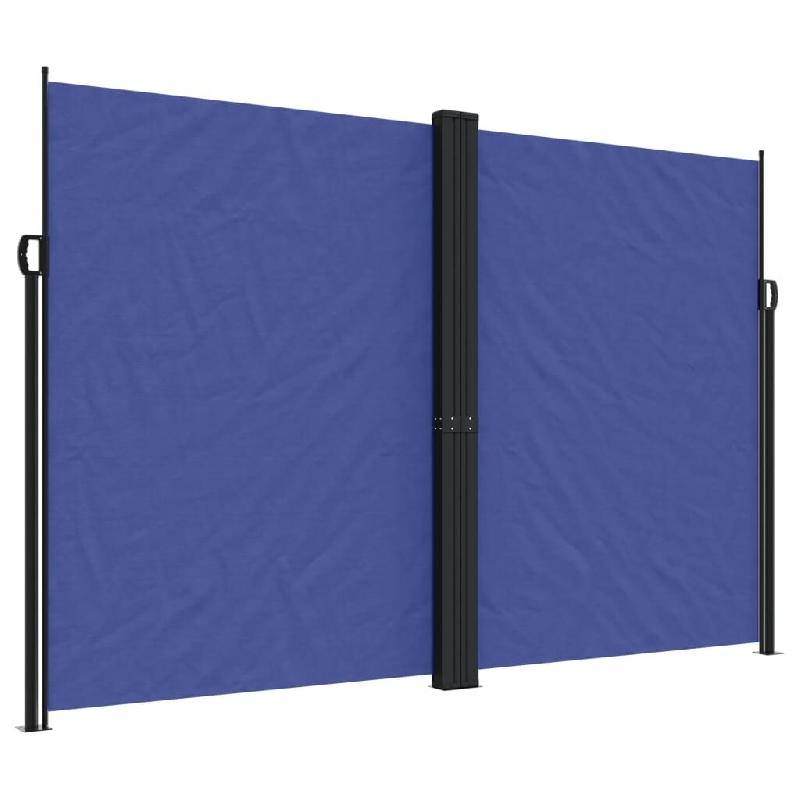 VidaXL Auvent latéral rétractable bleu 220x1000 cm Modèle Atlas Terrasse Pro - 4004776_0