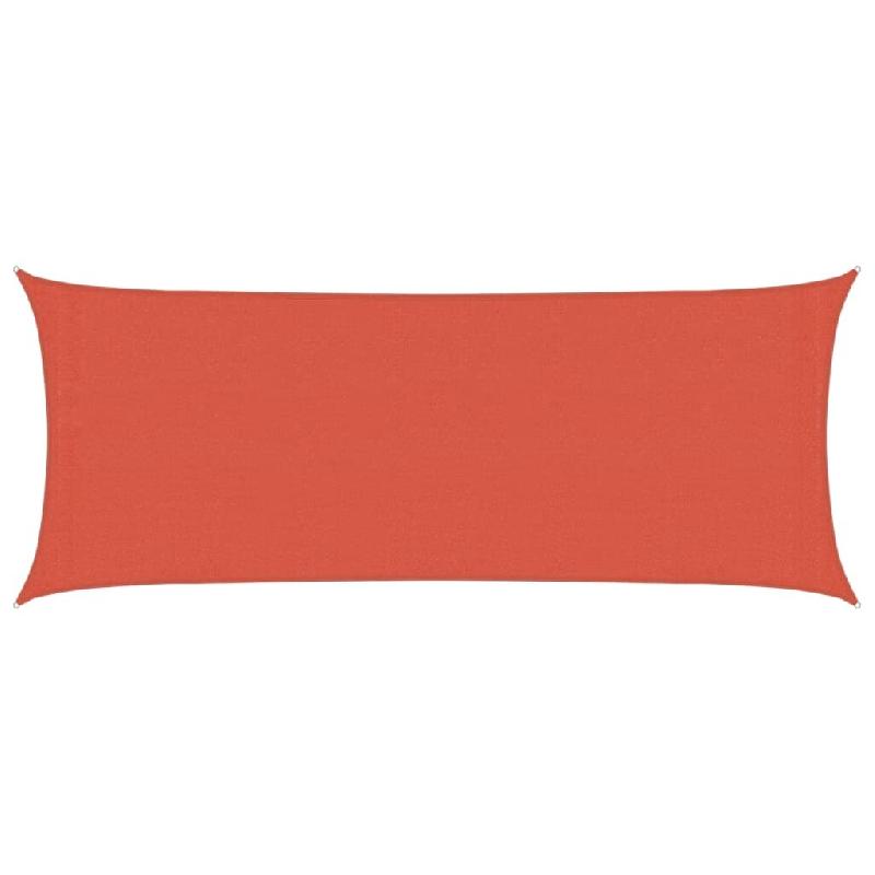 VidaXL Voile d'ombrage 160 g/m² Terre cuite 2x4,5 m PEHD Modèle Soleil Atmos - rouge 311340_0