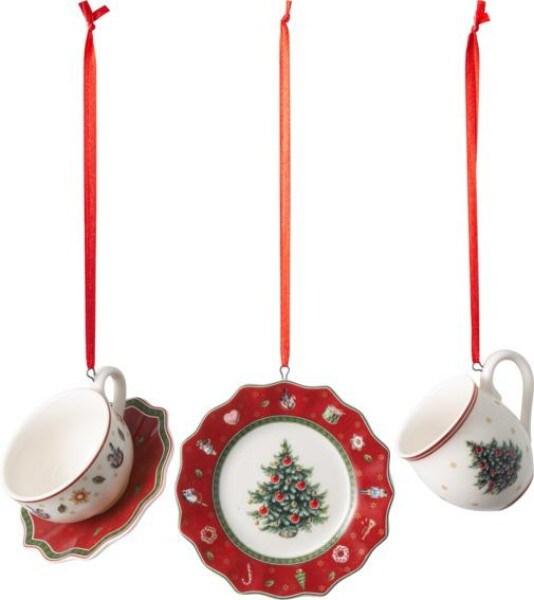 VILLEROY & BOCH villeroy et boch toy's delight royal cl*set 3p vaisselle rg a pendre 4cm * - multicolore porcelaine 1486596665_0