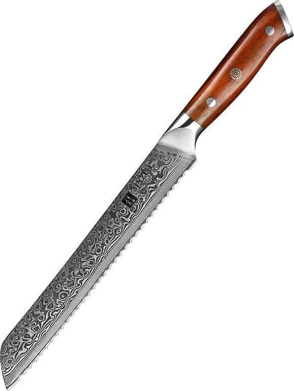 XinZuo - Couteau à pain Damas - Série B13R Yu - multicolore B13R-MB_0