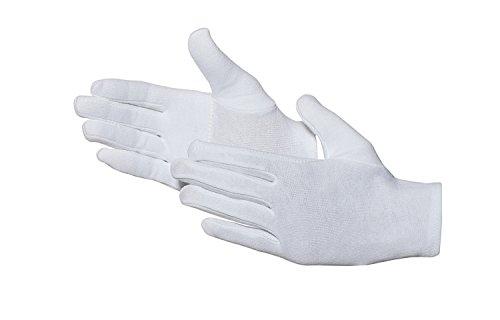 Gants de manutention JAH 580 - 100% coton, Oekotex standard 100, renfort paume - niveau intermédiaire - amplifié blanc_0