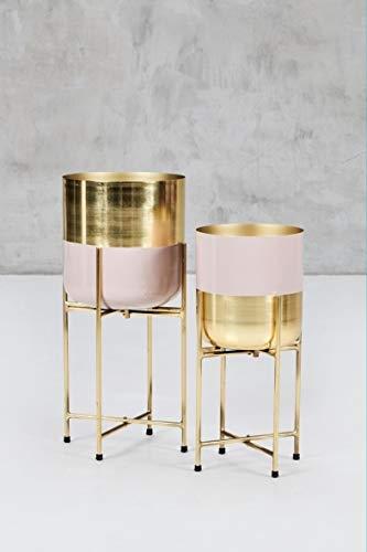 CARLA&MARGE 60-100018 - Pot de fleurs à poser au sol en métal - Design scandinave et élégant_0
