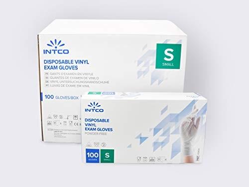1A-MEDICALCARE - Lot de 100 gants jetables en PVC - Qualité supérieure - Taille S - Normes EN 455 et AQL 1.5_0