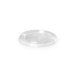 Couvercle pour coupelle onctuose rond blanc plastique Ø 8,2 cm