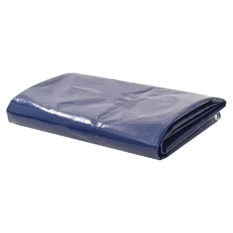 BÂCHE POLYVALENTE ET RÉSISTANTE 2X3 M BLEU DRAP DE CAMPING PROTECTION JARDIN COUVERTURE REMORQUE 02_0002254_0