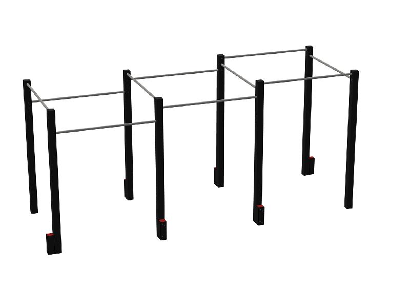 Cage triple - Espace Renard fabricant et installateur - Réf : C-9009PR_0