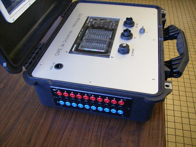 Centrale de mesure en valise de terrain - ATC Mesures - 20 voies extensibles jusqu'à 200, écran TFT 5,7 pouces, USB/Ethernet/Web_0