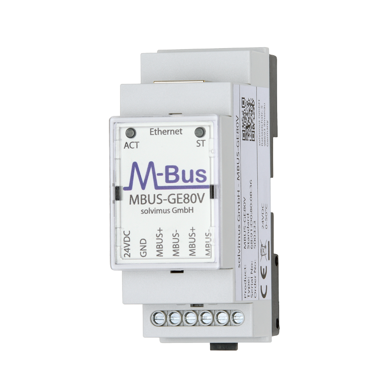 Convertisseur de niveau maître compact - 20/80 charges unitaires - M-Bus via Ethernet - MBUS-GE20V / MBUS-GE80V_0