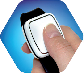 Montre détecteur de chute senior - Téléassistance 24h/24 - Étanche en bracelet ou pendentif_0