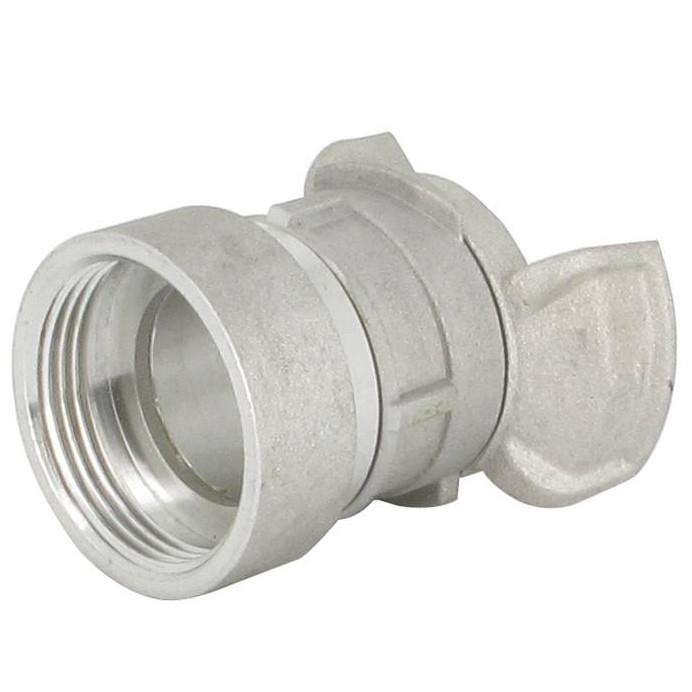Demi-raccord symétrique avec verrou DN 80 mm F 2 pouces pas gaz en aluminium avec joint NBR