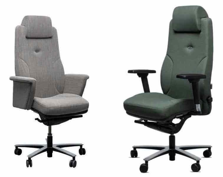 Fauteuil de manager ou de direction ergonomique et grand confort, pouvant supporter jusqu'à 165 kg - LEADER-NEST_0