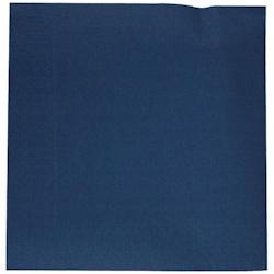 Firplast Serviette ouate bleu marine 2 plis 40x40 cm - bleu 13353890031628_0