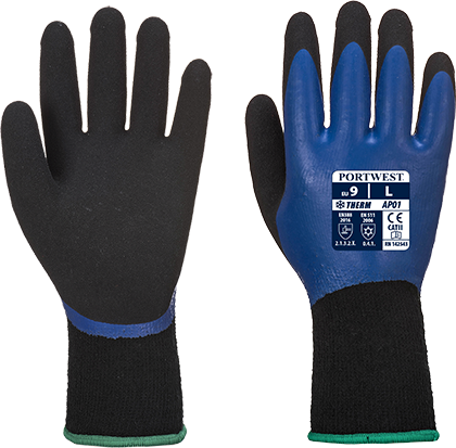Gant  thermo pro glove bleu noir ap01, l_0