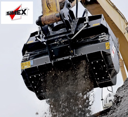 Godet broyeur Simex CBE10 - 8-12 tonnes - capacité 0.4 m3 - poids 880 kg_0