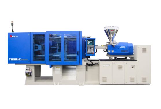Presse à injection TEDERIC DT-200 T 850 - Meca Plastic Distribution - Force de fermeture 200 - Course d'ouverture 540 - Dimensions plateaux 800x800_0