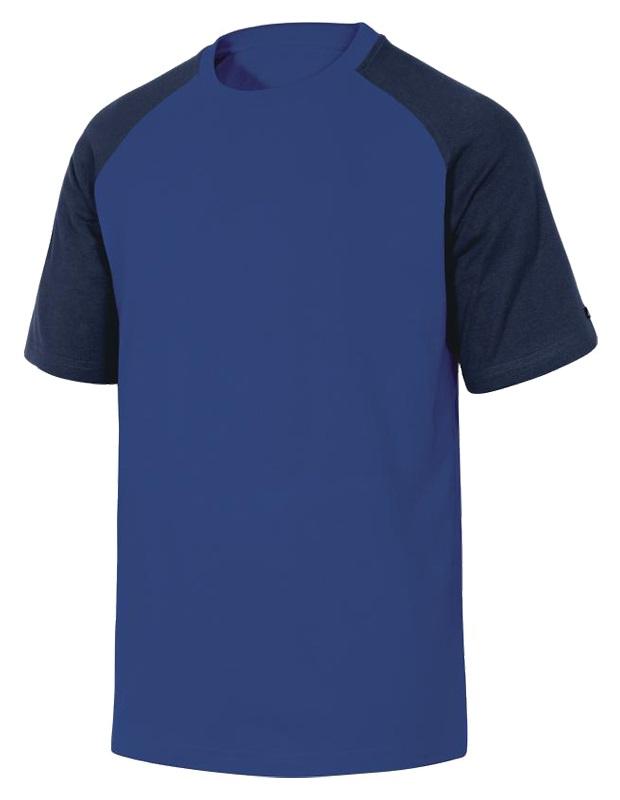 Tee-shirt bicolore genoa manches courtes bleu roi/bleu marine t3xl - DELTA PLUS - genoabm3x - 760239_0