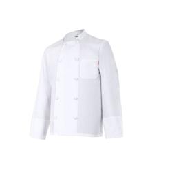 Veste de cuisine manches longues avec ouvertures aux poignets VELILLA blanc T.52 Velilla - 52 blanc polyester 434-52_0