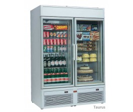 Armoire vitrée réfrigérante positive Taurus 100 - 2 portes, grande capacité, triple vitrage_0