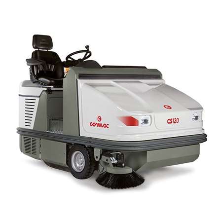 Balayeuse autoportée CS120 B + brossette latérale gauche - batterie 36V 640Ah_0