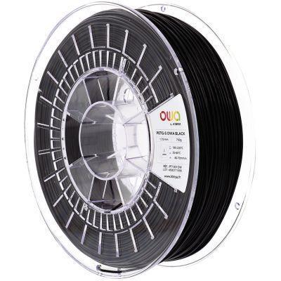 Bobine Kimya filament PETG-S noir 1,75 mm - flexibilité et résistance mécanique_0
