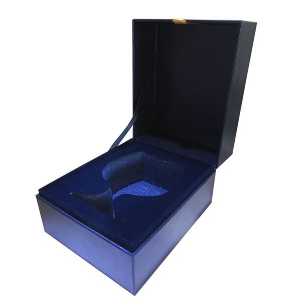 Boîte cadeau d’emballage en verre de finition de fantaisie avec protection de mousse - am packaging company limited - 137*165*110mm_0