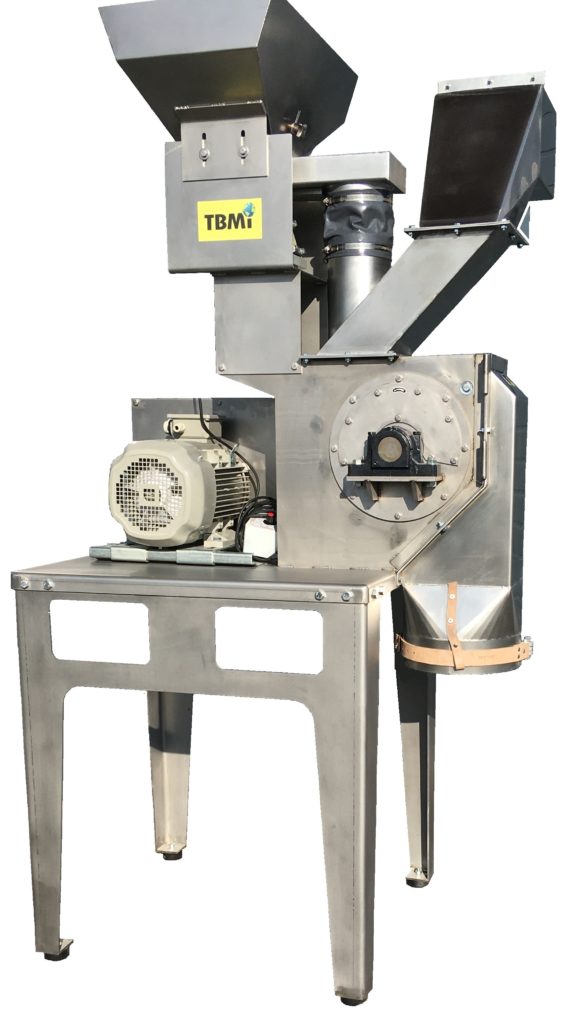 Broyeur industriel à marteaux avec un débit massique de 100 kg à 1000 kg/h - TBMI HM600_0