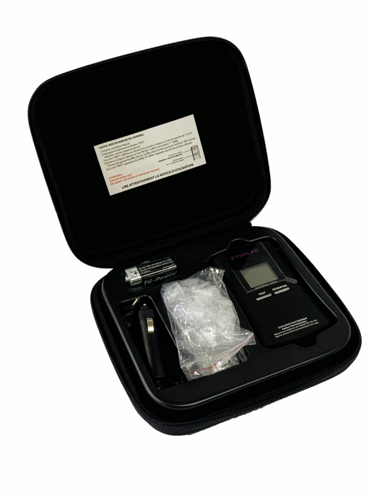Ethylec+ - Ethylotest électronique semi-professionnel avec capteur électrochimique et accessoires inclus_0