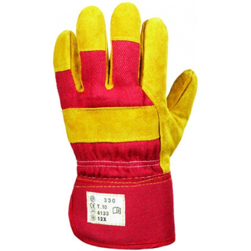 Gants docker EUROWINTER 330 croûte vachette. Molleton polaire - COVERGUARD | MO330_0