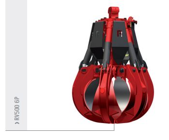 Grappins pour pelles et chargeurs RV500A 6P Rozzi - Compact et hautement performant_0