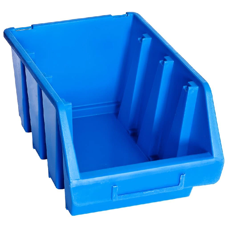 Helloshop26 - Bacs empilables de stockage 20 pièces plastique bleu 02_0003195 - 3000107101539_0