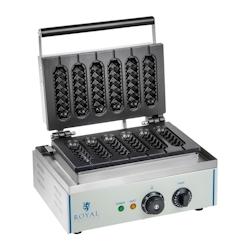 Helloshop26 - Gaufrier épi professionnel Téflon rond puissance 1 x 1 500 watts 3614061 - 3000333022820_0