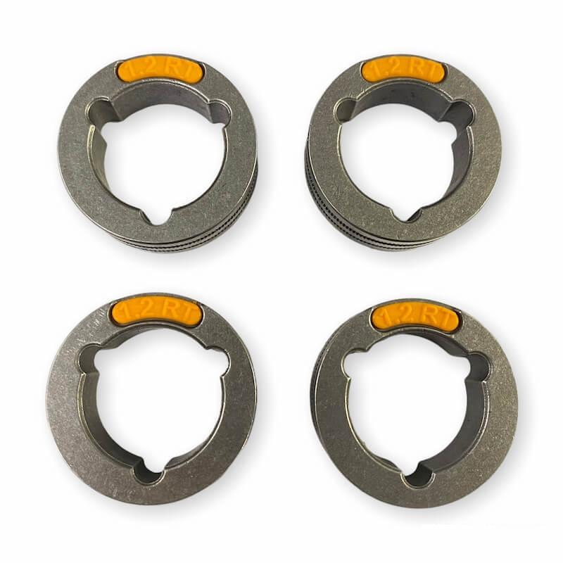 Kit 4 galets fil fourré Ø1,2/1,6 pour Powertec i et Dévidoir Lincoln_0