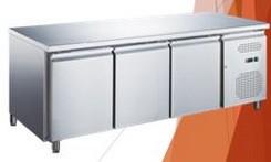 Meuble réfrigéré TRP3P600SDX - inox 304, grande capacité et sécurité_0