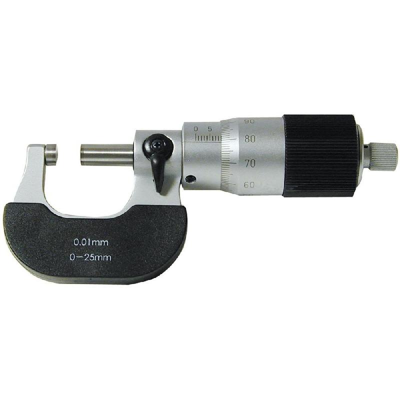 Micromètre mécanique d'extérieur - 1 tour par mm - Plage de mesure 0-25 mm - Référence 530025_0