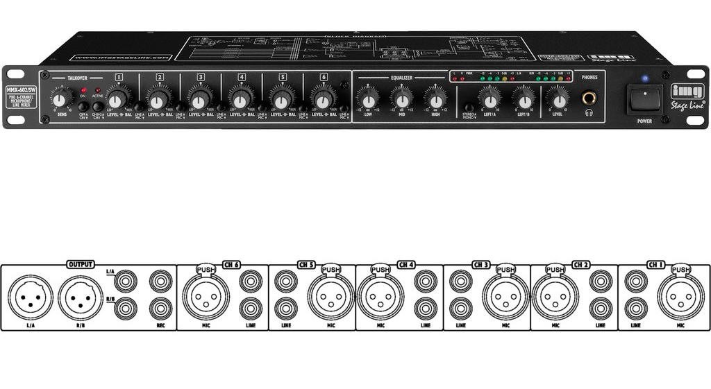 MMX-602/SW - Table de mixage Micro ligne_0