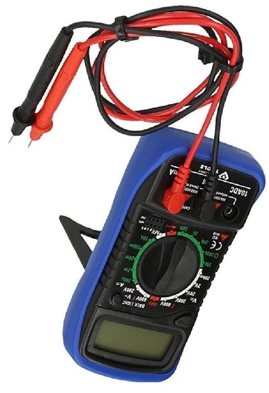 Multimètre digital Stilker - 11576275 - écran 4 chiffres, protection anti-choc, test diode et continu sonore_0